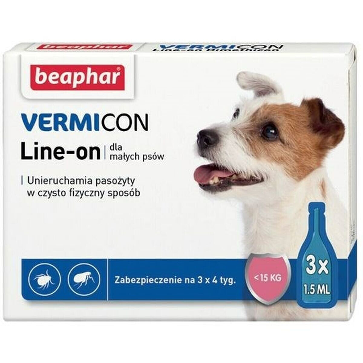 Мнсектицидный Beaphar Vermicon Line-On S 3 x 1,5 ml