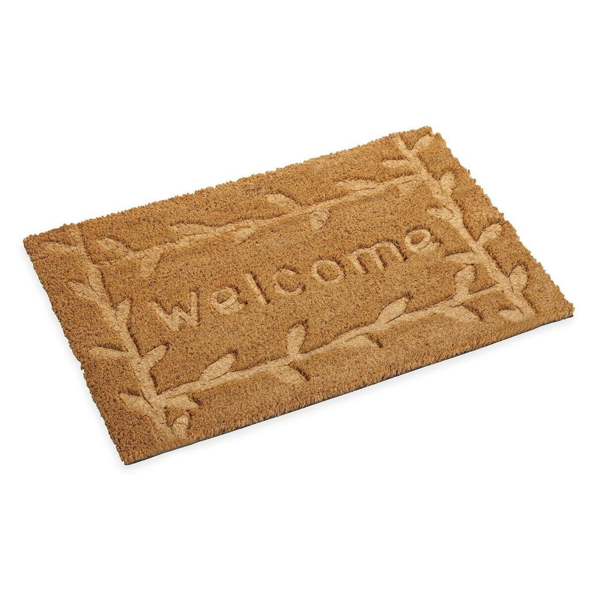 Doormat Versa Welcome Floral Coconut Fibre 40 x 2 x 60 cm