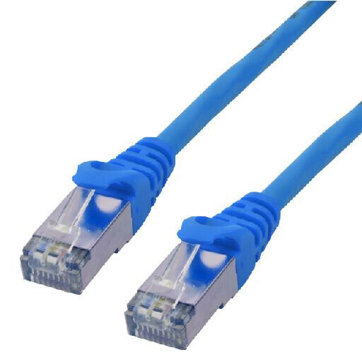 MCL Samar Eco patch cable Cat 6 F/UTP - 0.5m Blue - Cable - Network