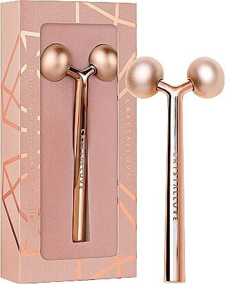 Lifting-Gesichtsmassagegerät Roségold - Crystallove Lift And Sculpt Massager Rose Gold