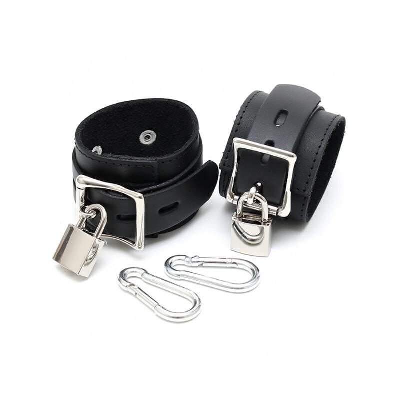 Наручники или фиксатор для БДСМ BONDAGE PLAY Cuffs with padlocks-Adjustable