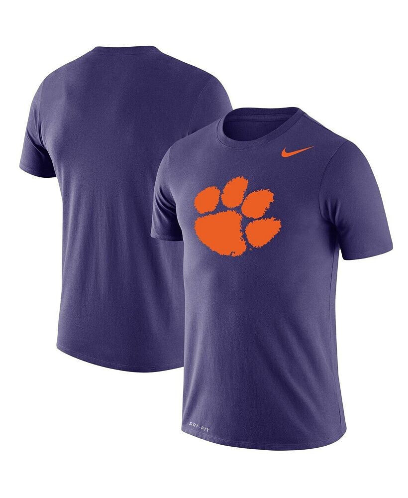 Nike men's Purple Clemson Tigers Big and Tall Legend Primary Logo Performance T-shirt