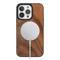 Woodcessories Back Cover Bumper MagSafe iPhone 14 Plus Walnuss