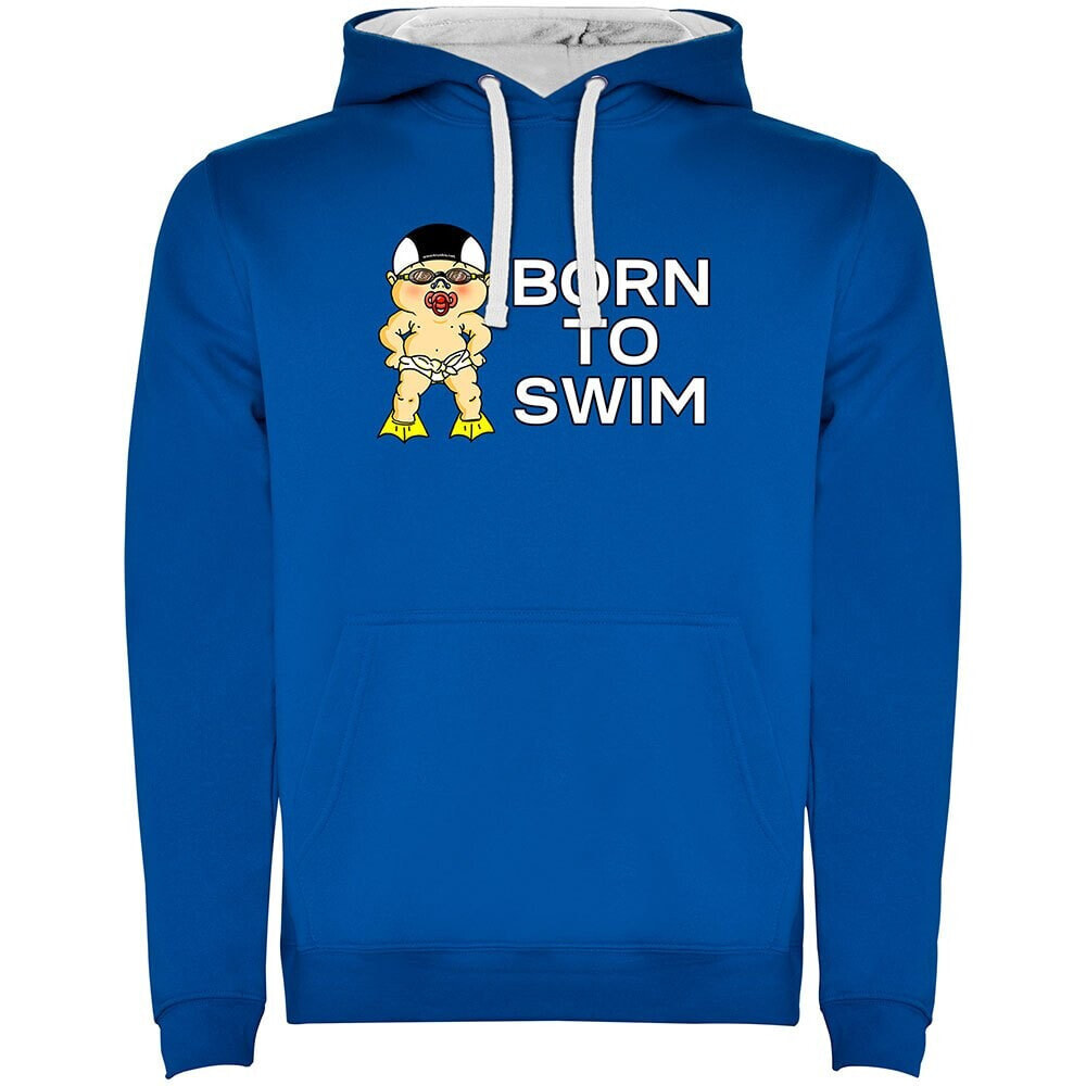 KRUSKIS Born To Swim Two-Colour Hoodie