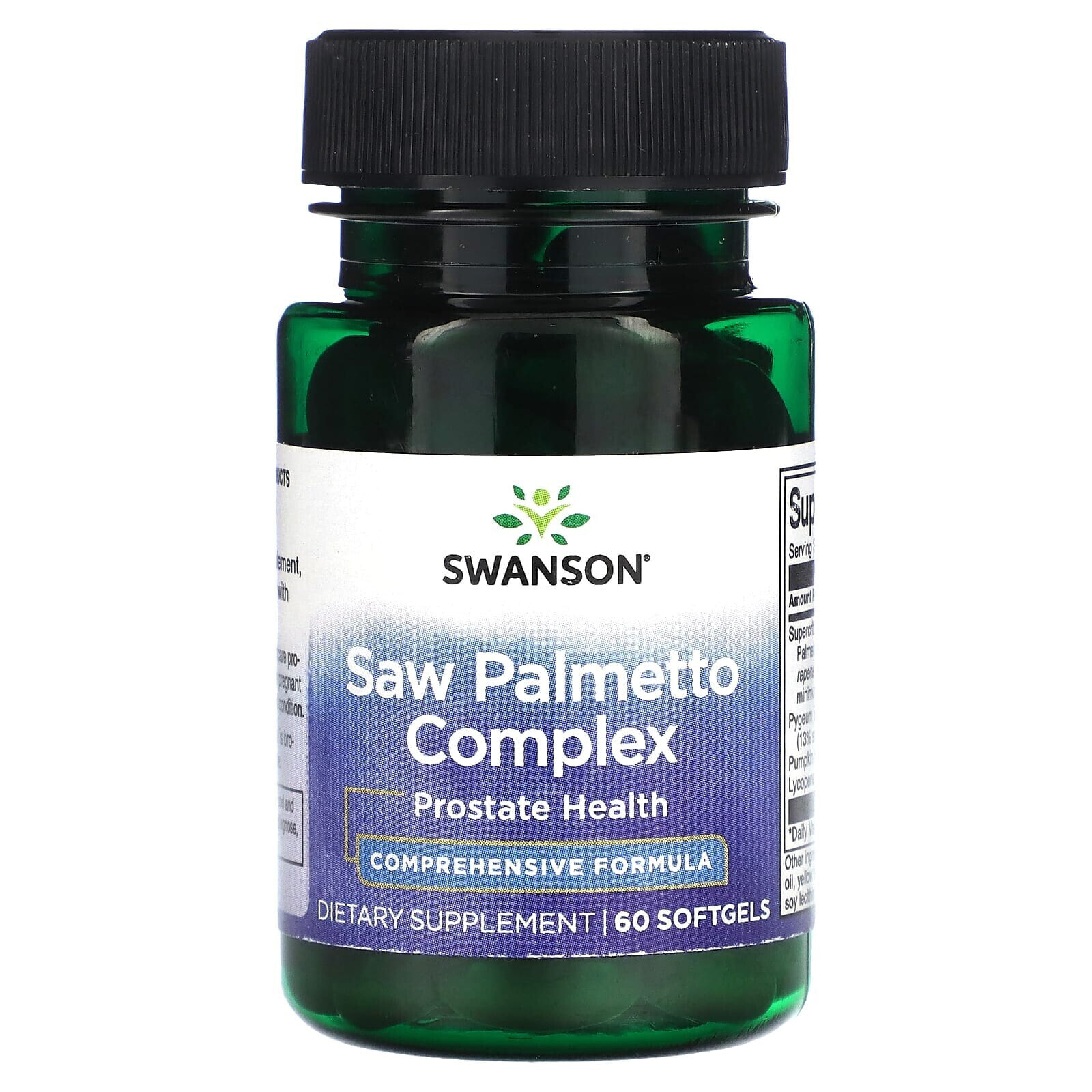 Swanson, Saw Palmetto, 60 мягких таблеток