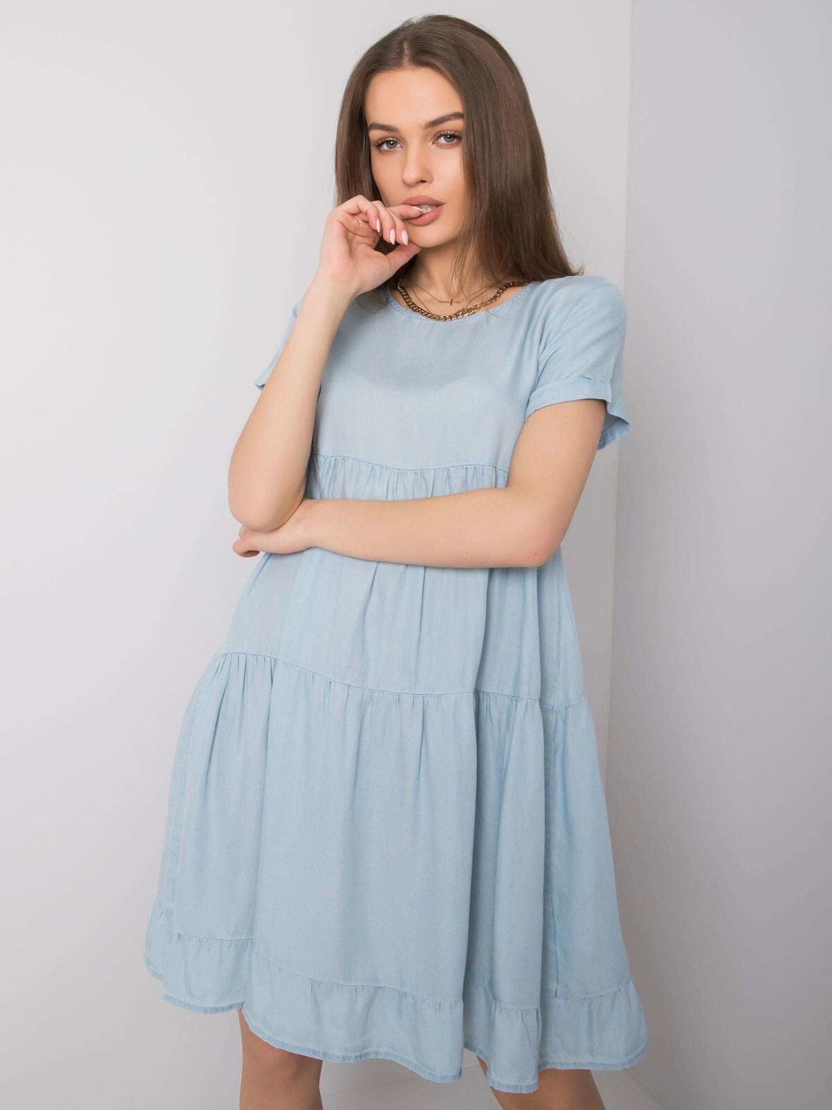 Женское летнее платье свободного кроя с коротким рукавом  Factory Price