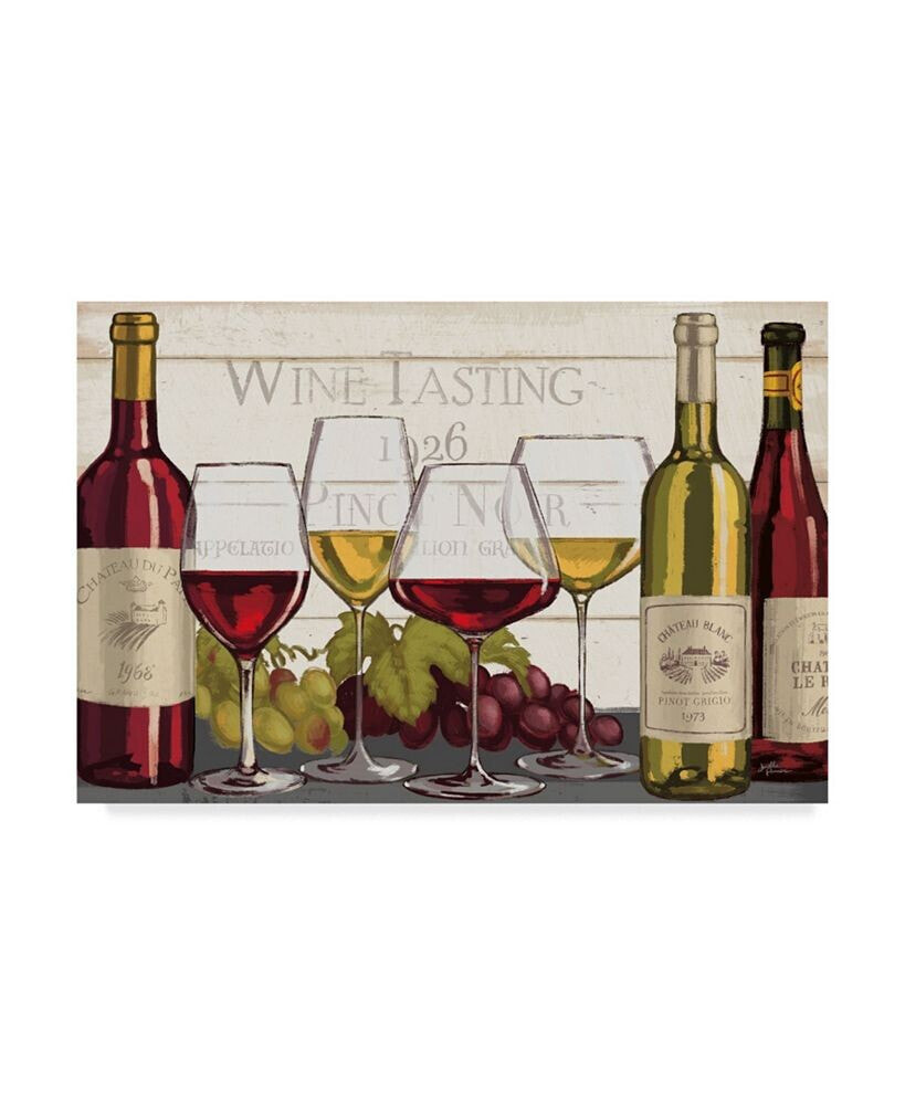 Trademark Global janelle Penner Wine Tasting Red and White Canvas Art - 15