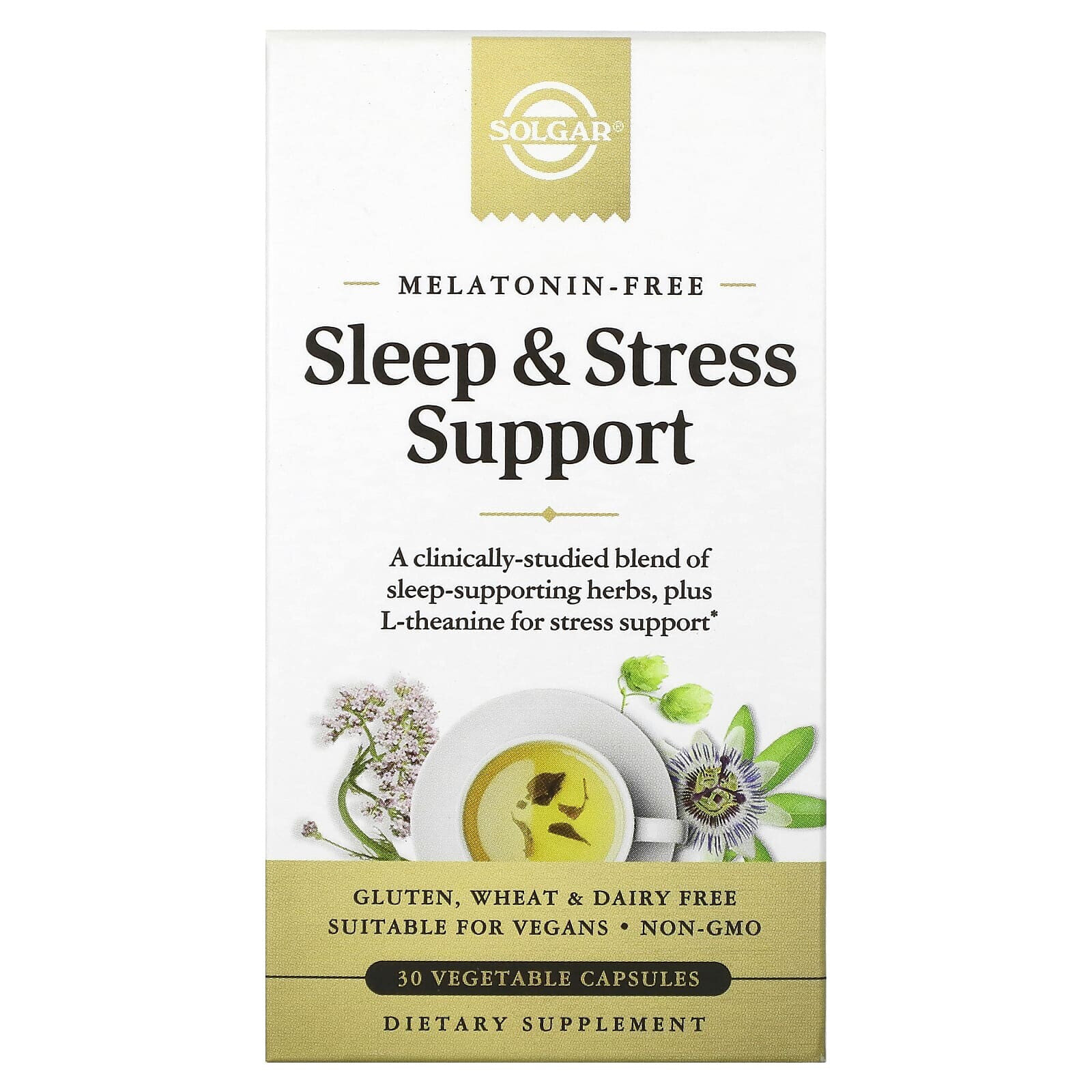 Sleep & Stress Support, 30 Vegetable Capsules