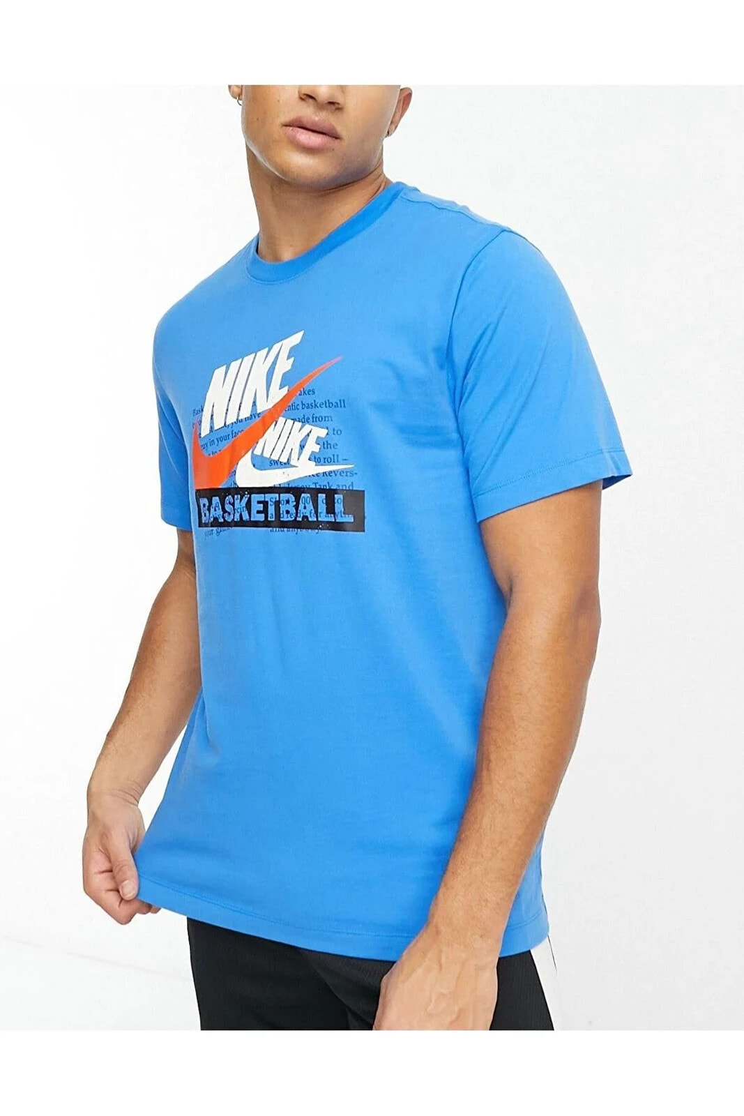 Dri-Fit Erkek Mavi T-Shirt DZ2681-435