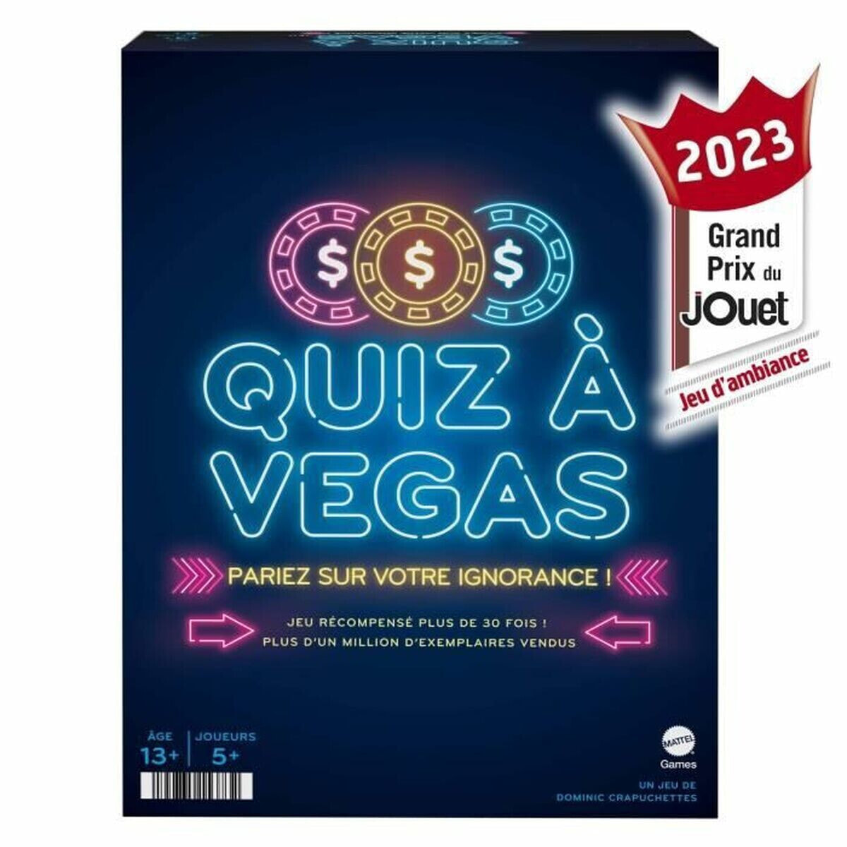 Набор вопросов и ответов Mattel Quiz à Vegas (FR)