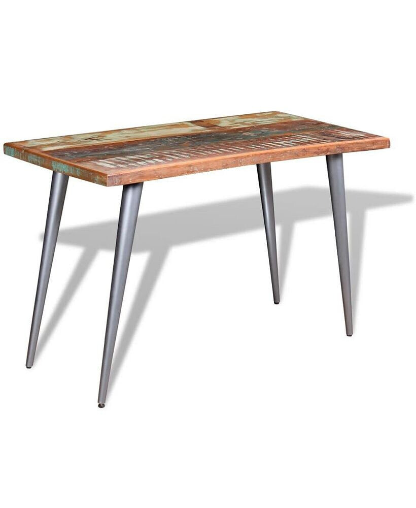 vidaXL dining Table Solid Reclaimed Wood 47.2