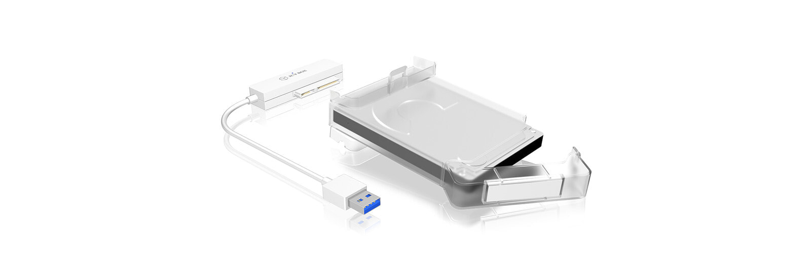 ICY BOX IB-AC703-U3 SATA III USB 3.0 Белый 60002