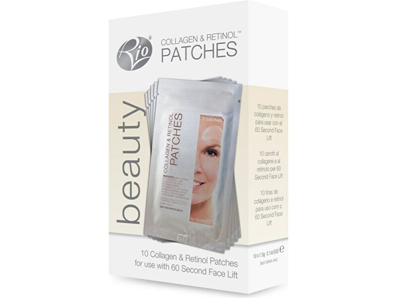 Collagen and retinol patches for lifting device for smoothing wrinkles and turning off the skin FALI (Retinol & Collagen Patches) 5 x 2 pcs