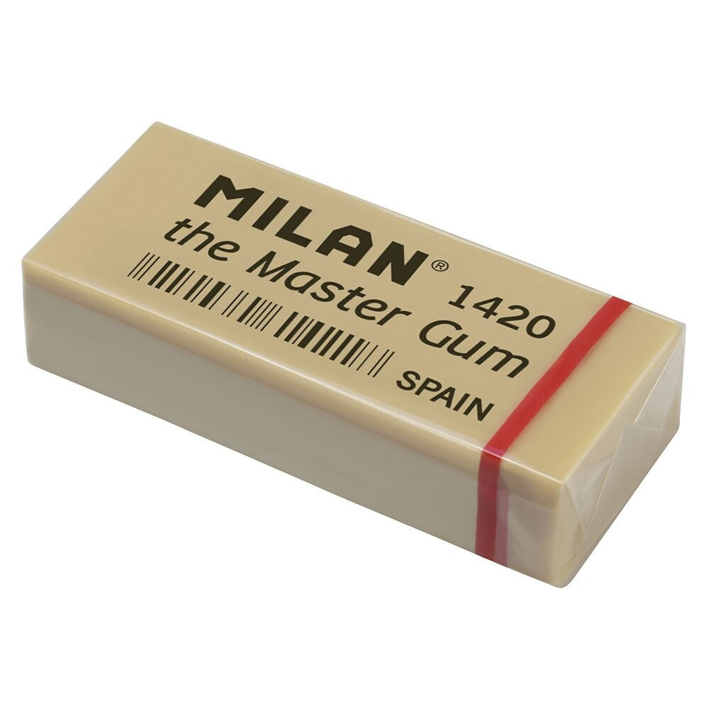 MILAN Box 5 Master Gum Erasers Softer And Adsorbent Special For Fine Arts