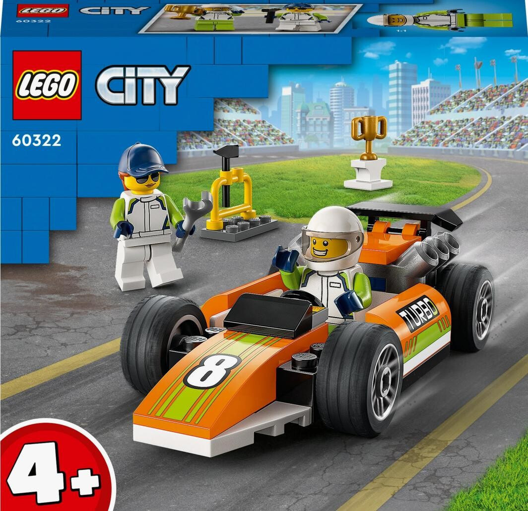 Конструктор LEGO City Гоночный автомобиль, 46 деталей