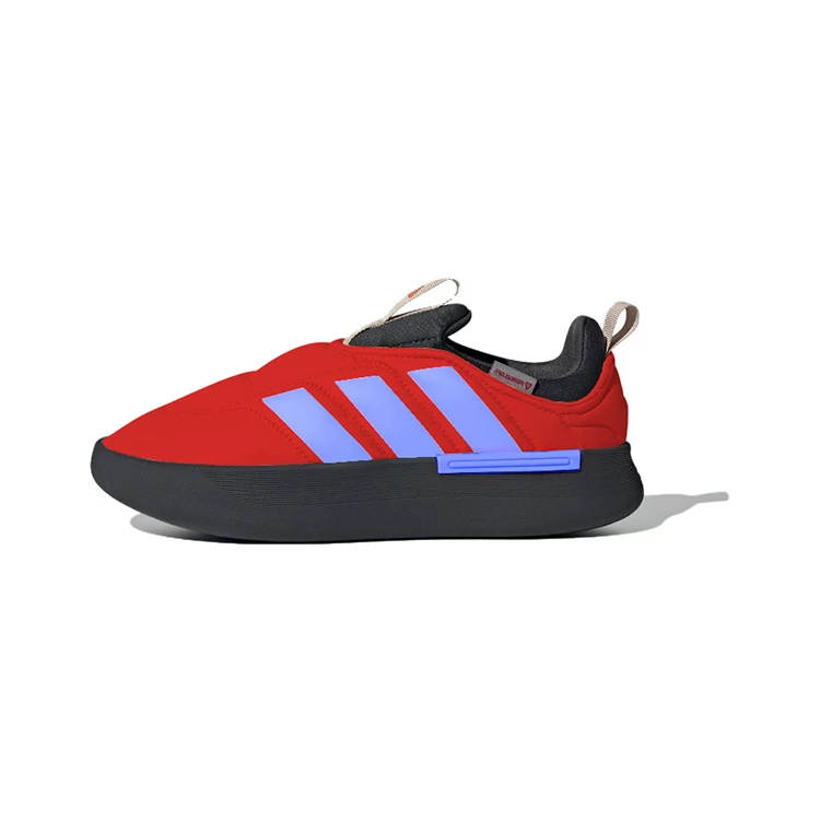 Adidas Adipuff Wear-Resistant Low-Top Casual Shoes Unisex Red Blue