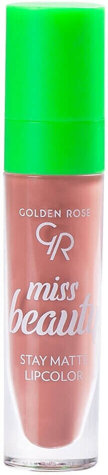 Flüssiger matter Lippenstift - Golden Rose Miss Beauty Stay Matte Lipcolor