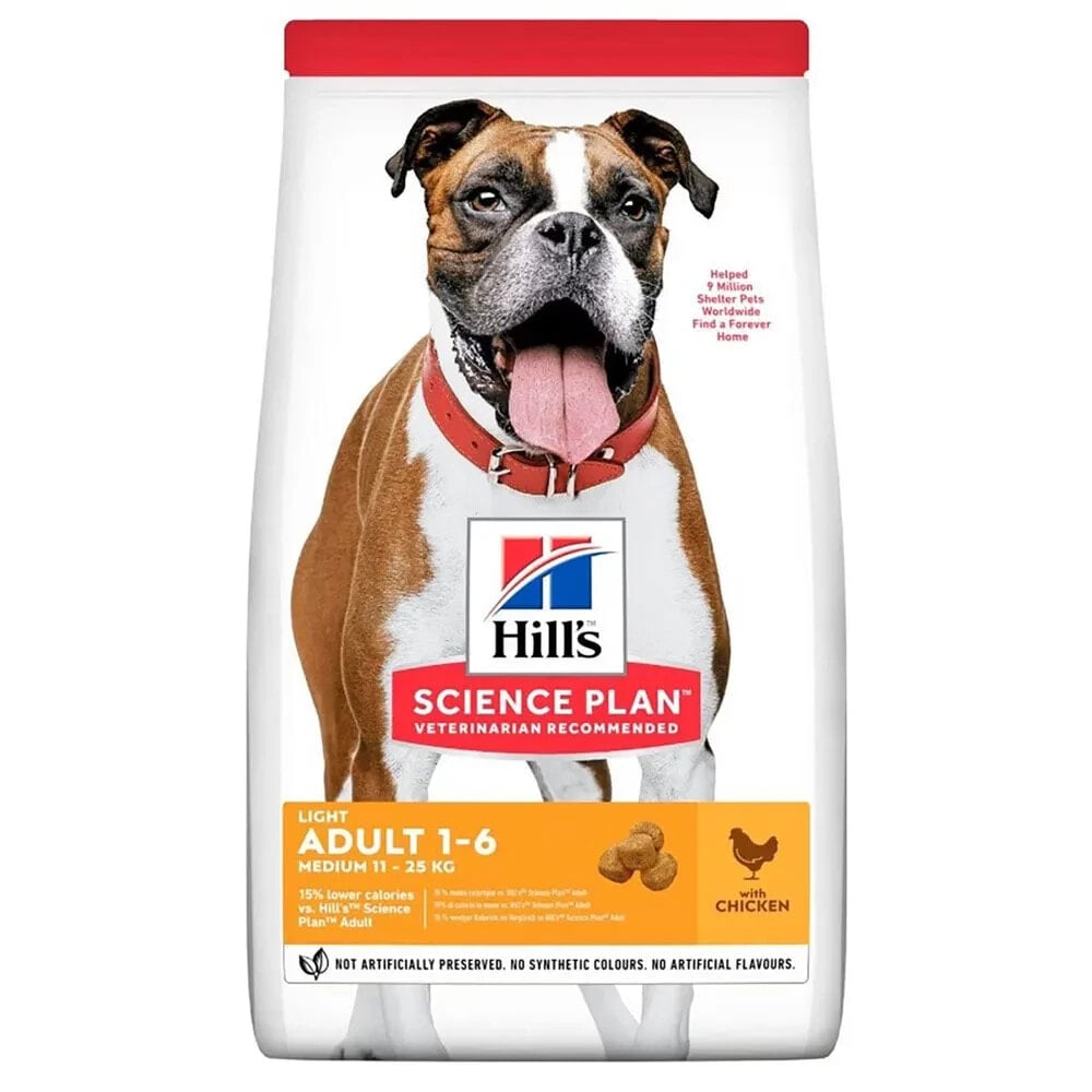 HILL´S Science plan adult light medium 2 dog food 5 kg