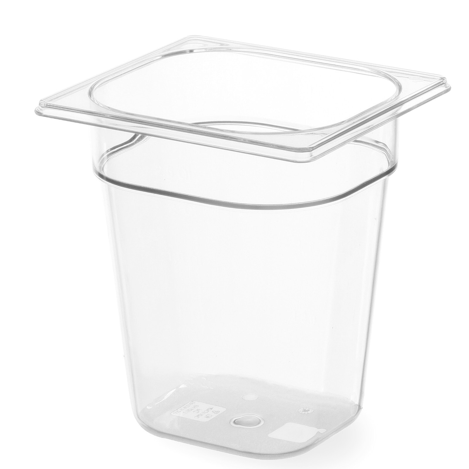 GN container transparent, polycarbonate GN 1/6, height 200 mm - Hendi 861707