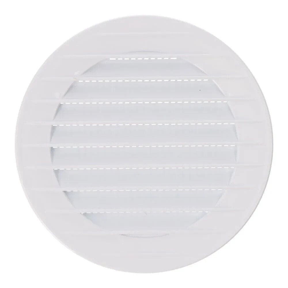 EDM Recessed round ventilation grille with ABS mosquito net 90 mm