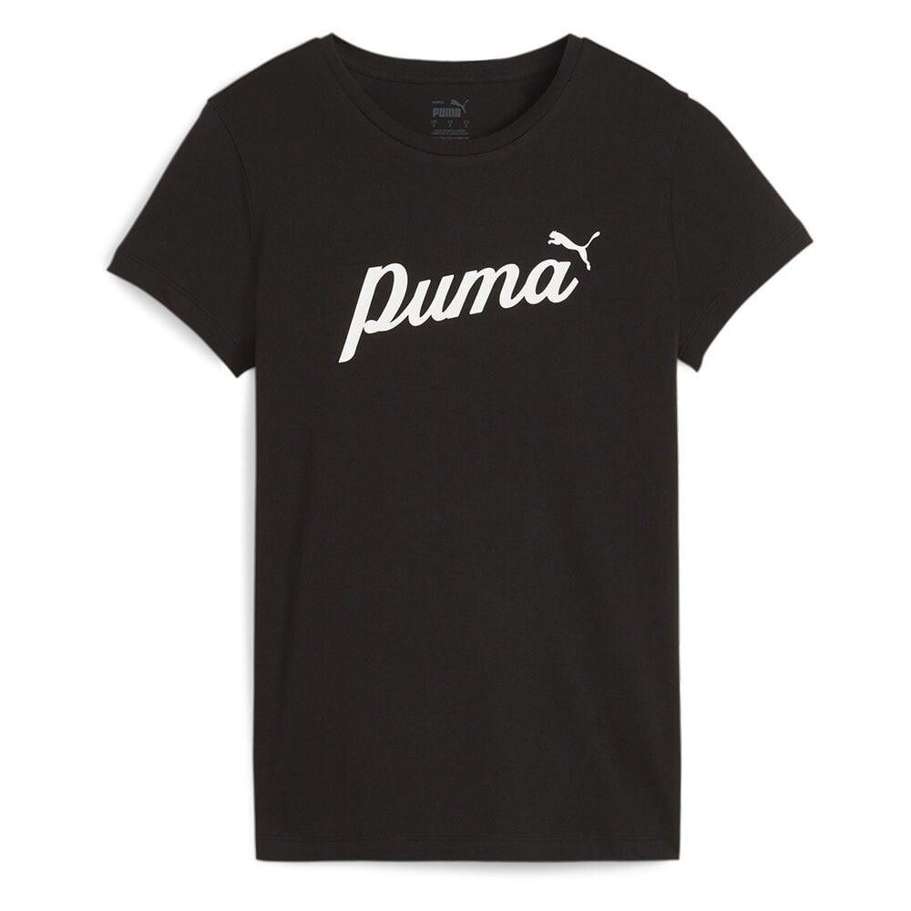 PUMA Ess+ Blossom Script Short Sleeve T-Shirt