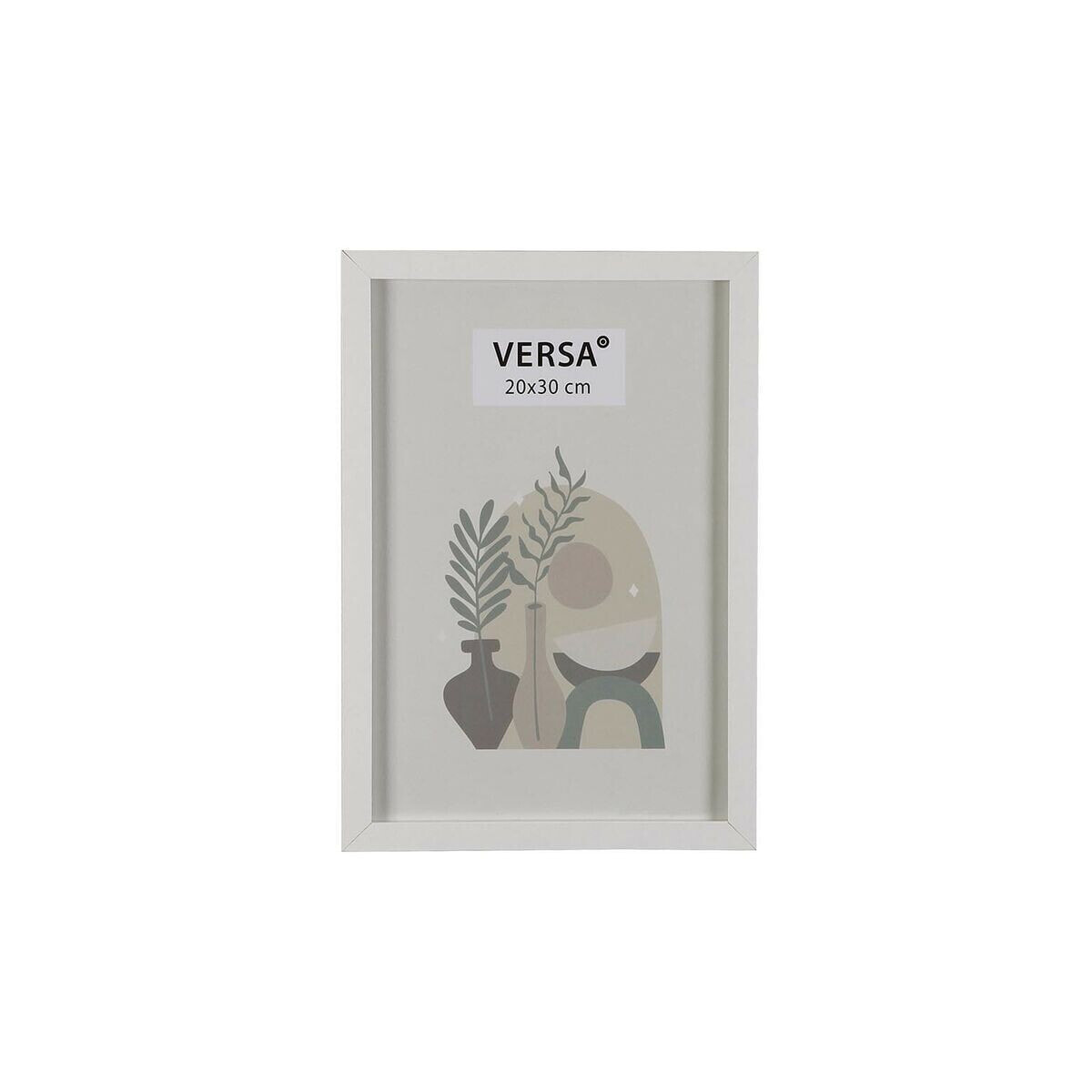 Photo frame Versa White MDF Wood Vintage 1,2 x 32 x 22 cm