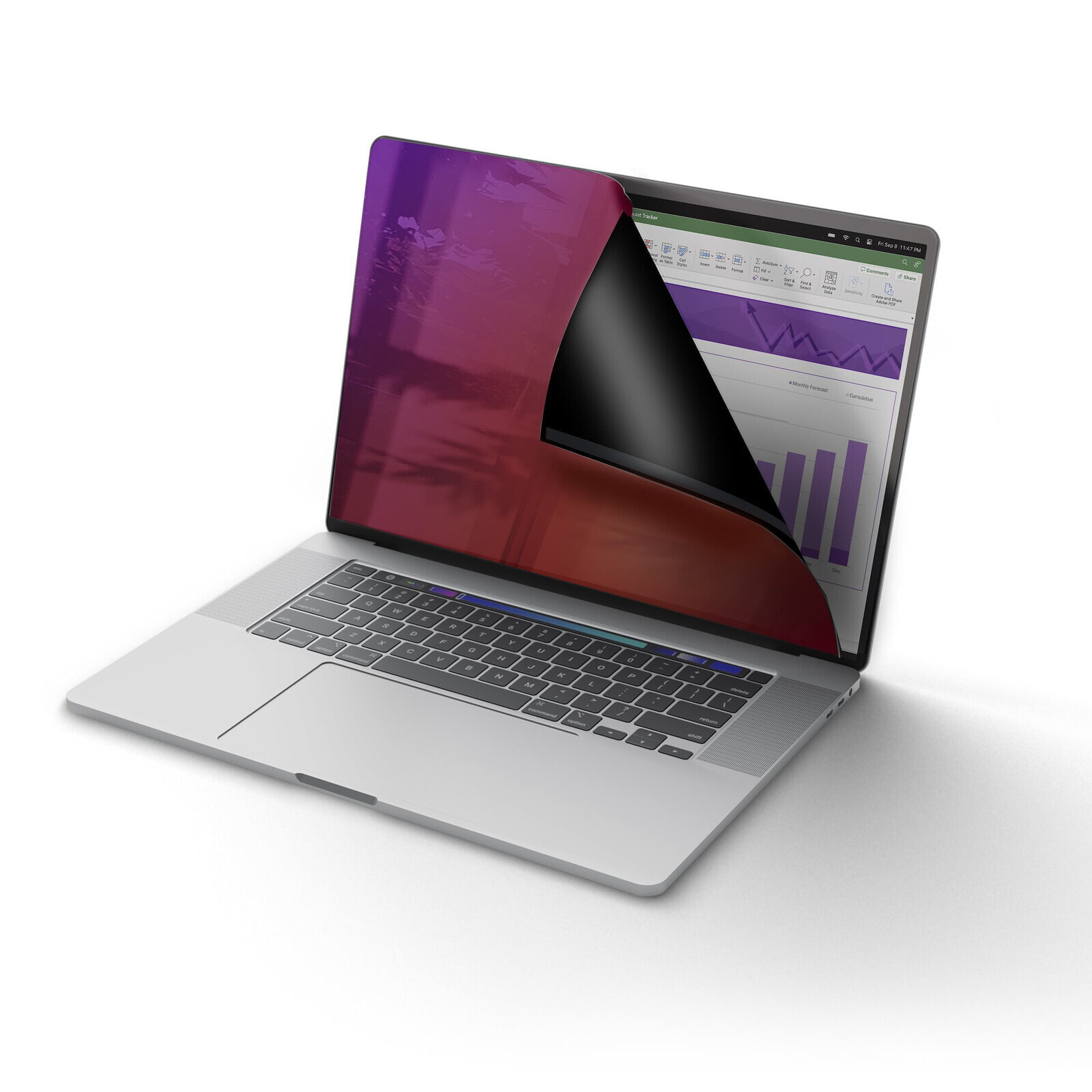 StarTech.com 35.56cm 14Zoll MacBook Pro 21/23 Blickschutz Doppelseitiger Laptop Goldfilter mit