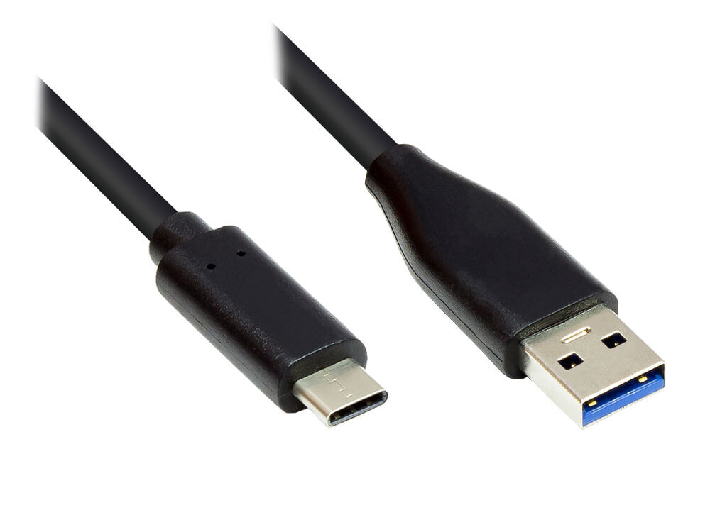 Alcasa GC-M0126 USB кабель 0,5 m 3.2 Gen 1 (3.1 Gen 1) USB C USB A Черный