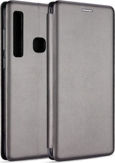 чехол книжка кожаный серый Samsung S20