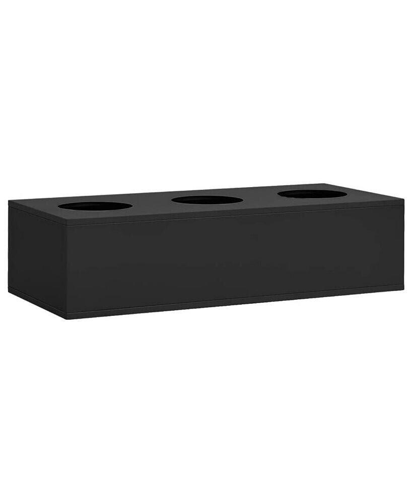 vidaXL office Flower Box Anthracite 35.4