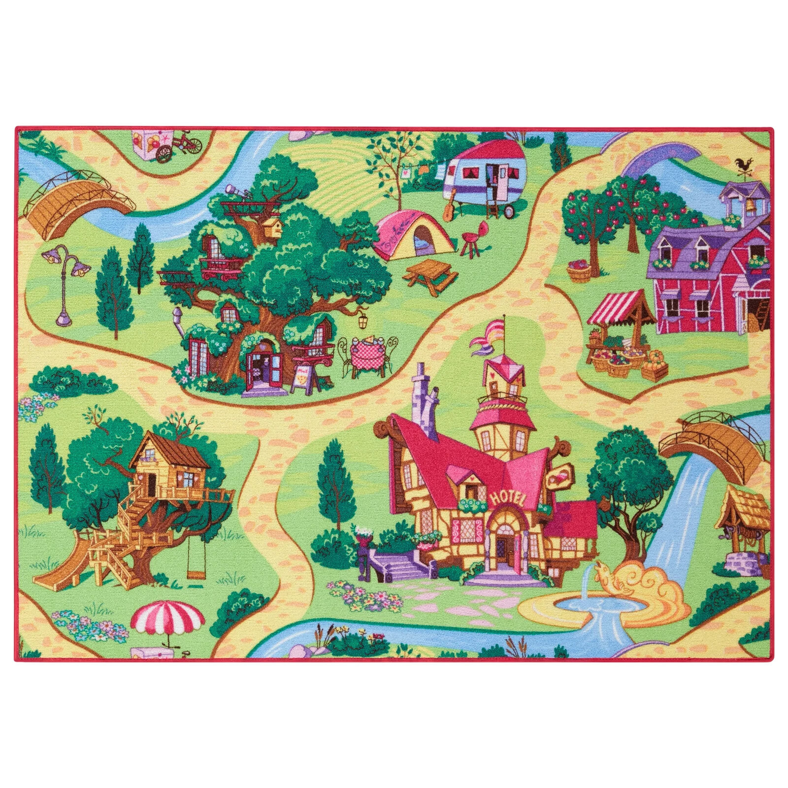 Candy Town Kinderteppich 95x133cm