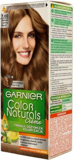 Garnier Color Naturals Creme No. 7.00 Насыщенная краска для волос, оттенок глубокий темный блонд
