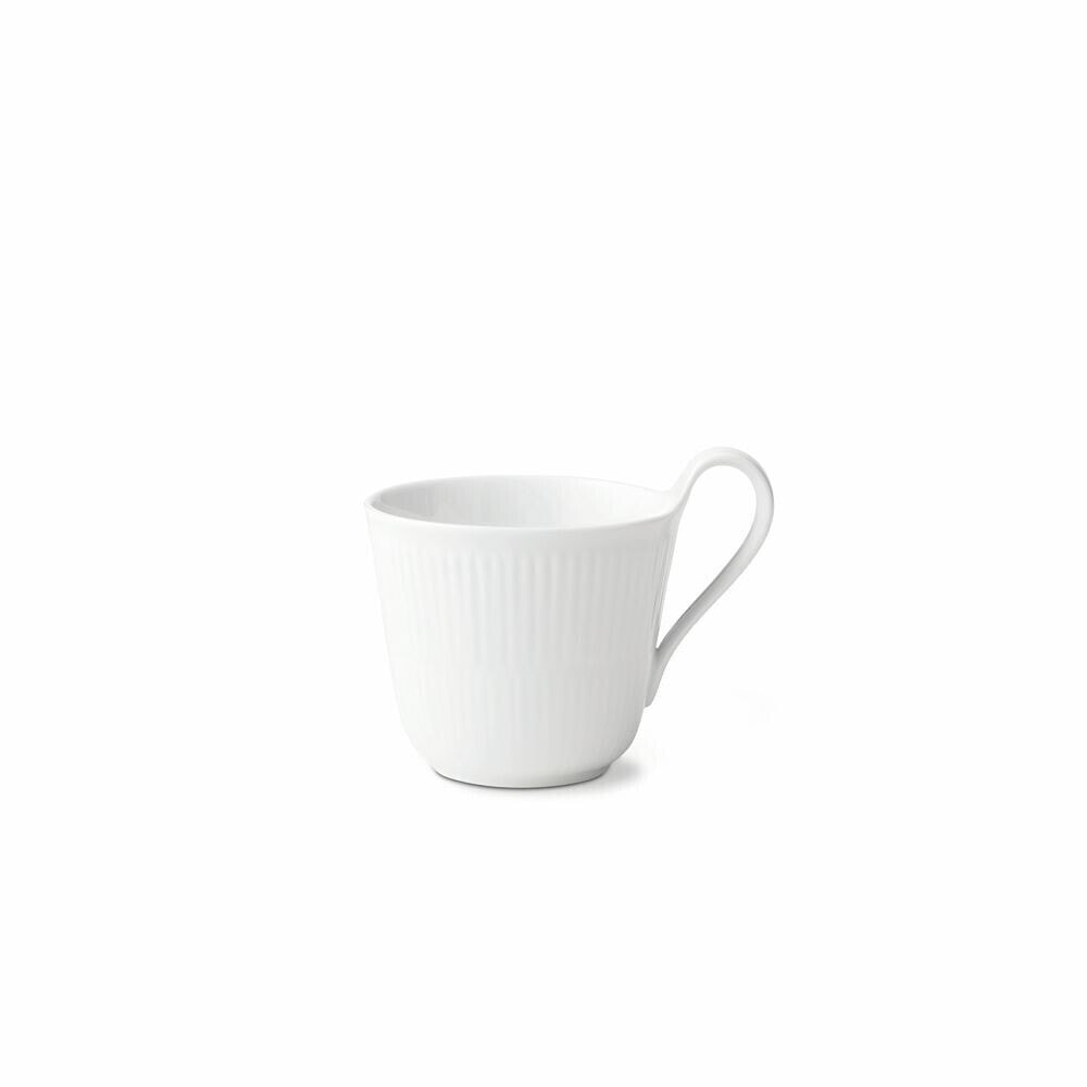 Royal Copenhagen white Fluted Mega High Handle Mug