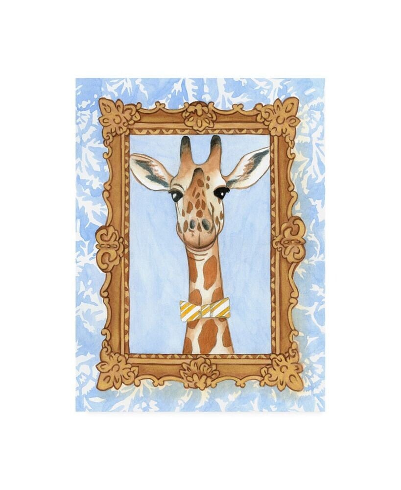 Trademark Global chariklia Zarris Teachers Pet Giraffe Canvas Art - 15.5