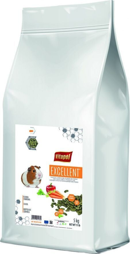 Корм и витамины для птиц Vitapol Excellent karma pełnoporcjowa dla kawii domowej, 5 kg