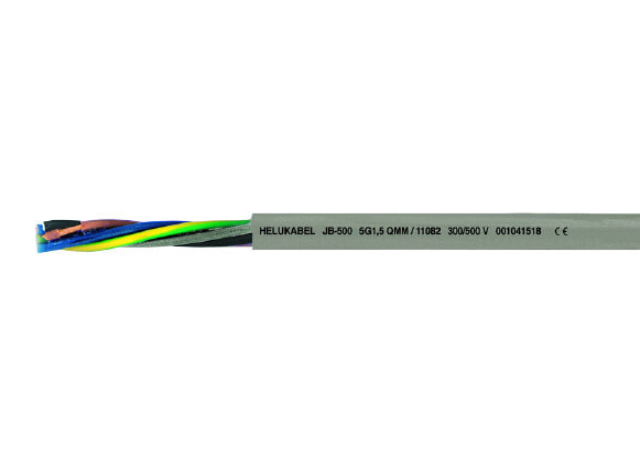 Helukabel JB-500 - Medium voltage cable - Grey - Polyvinyl chloride (PVC) - Polyvinyl chloride (PVC) - Cooper - 4x0,75 mm²