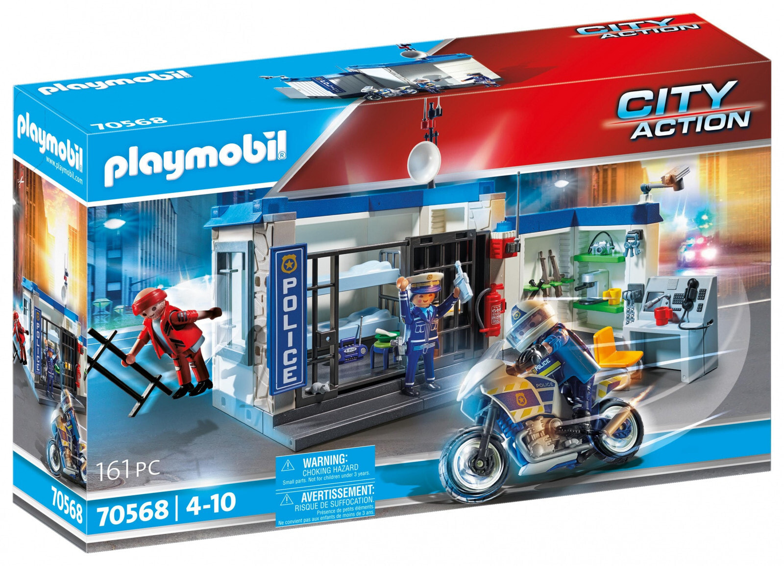 Набор с элементами конструктора Playmobil City Action 70568 Побег из тюрьмы