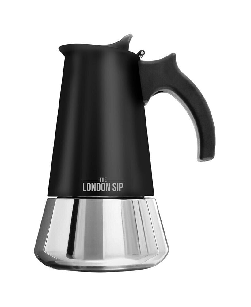 London Sip stainless Steel Espresso Maker 6-Cup, Copper