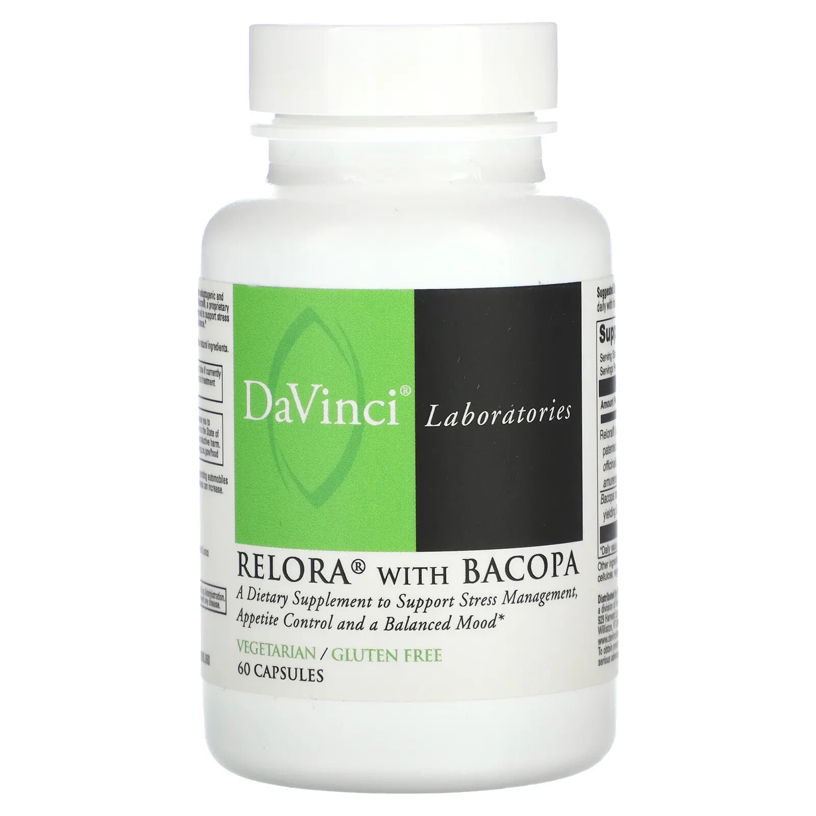 Relora With Bacopa, 60 Capsules