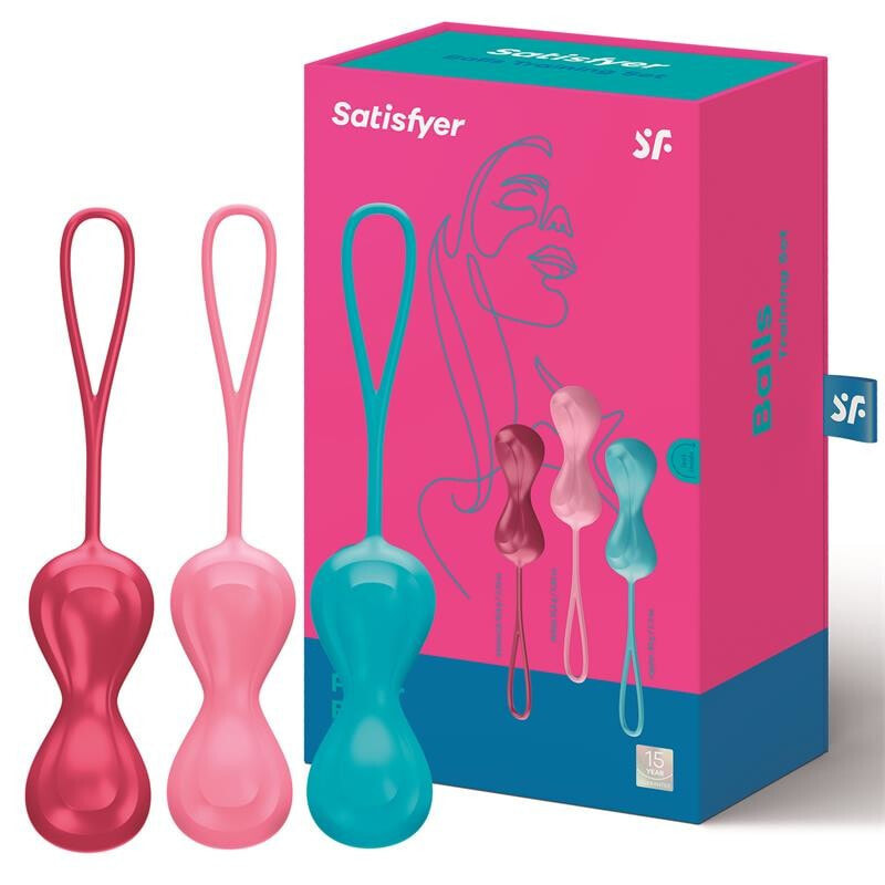 Анальные бусы или шарики Satisfyer Pack of 3 Balls Ben-Wa Power Balls 2020 Version Silicone