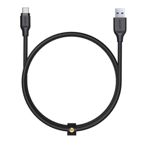 AUKEY CB-AC1 USB кабель 1,2 m 3.2 Gen 1 (3.1 Gen 1) USB A USB C Черный