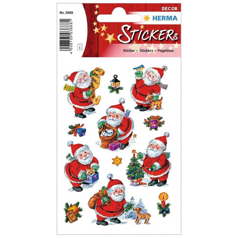 BANDAI Sticker Decor Happy Santa Claus
