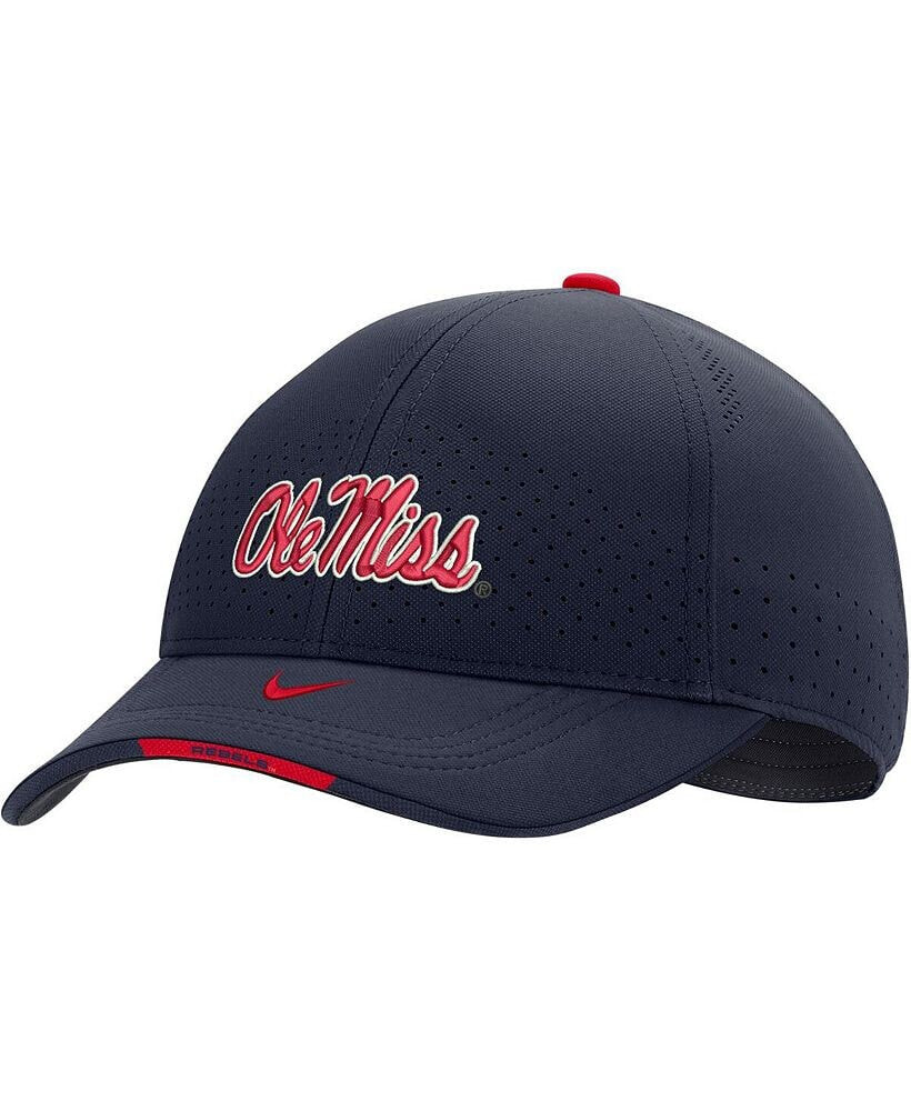 Nike men's Navy Ole Miss Rebels 2023 Sideline Legacy91 Performance Adjustable Hat