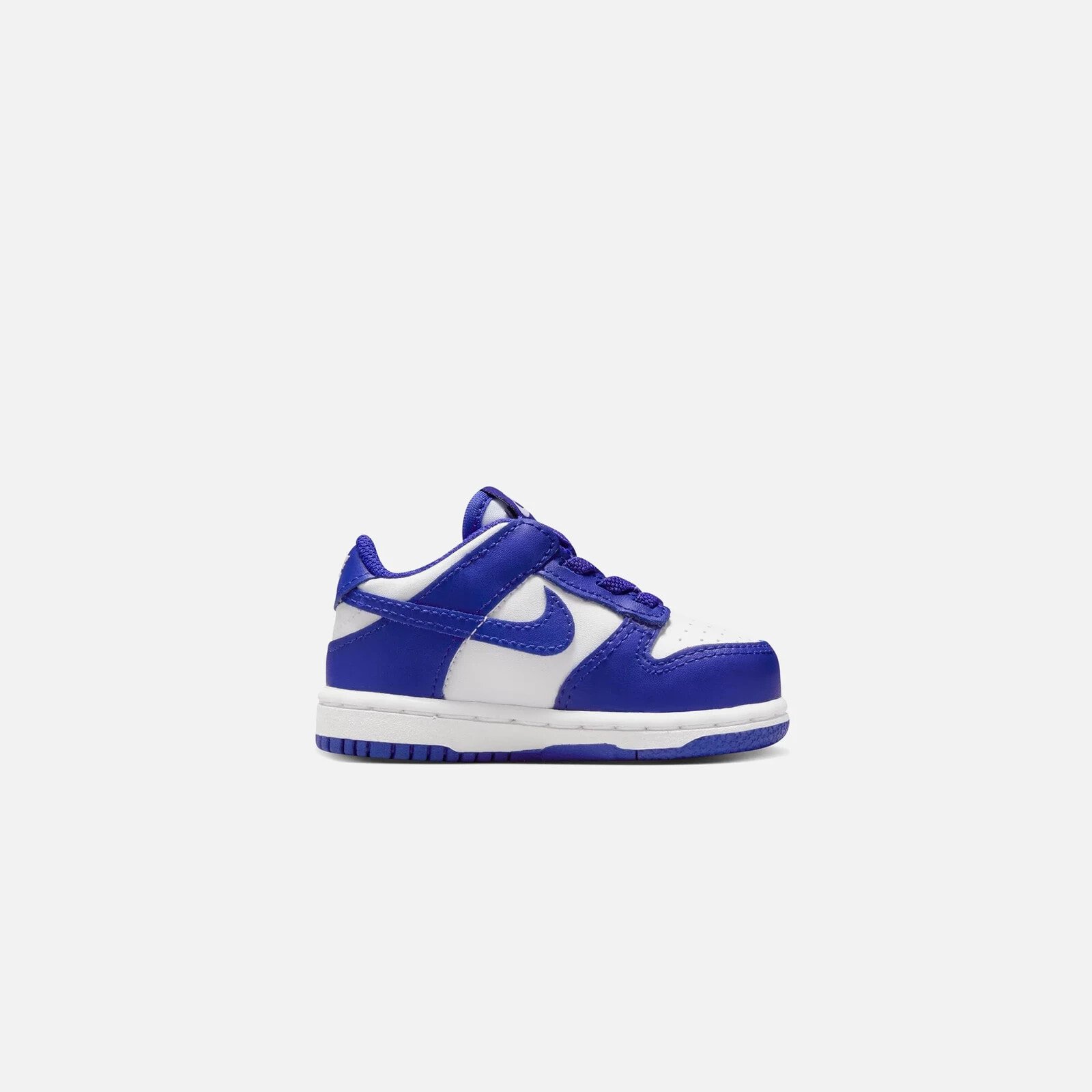 Nike TD Dunk Low - White / Concord / University Red