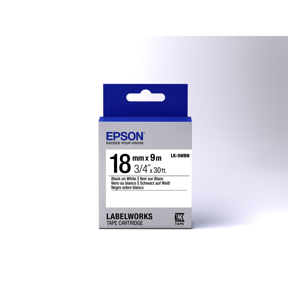 Printer Labels Epson C53S655006 Black Black/White