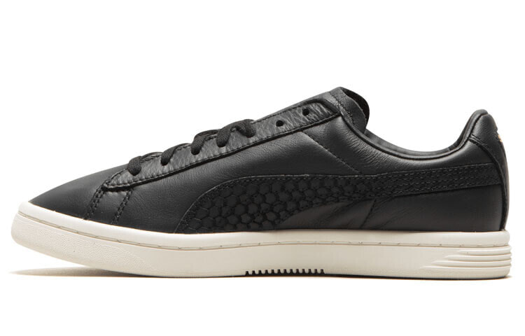 PUMA Court Star Zapatillas FS Premium 复古休闲 低帮 板鞋 男女同款 黑白 / Кроссовки PUMA Court Star FS Premium