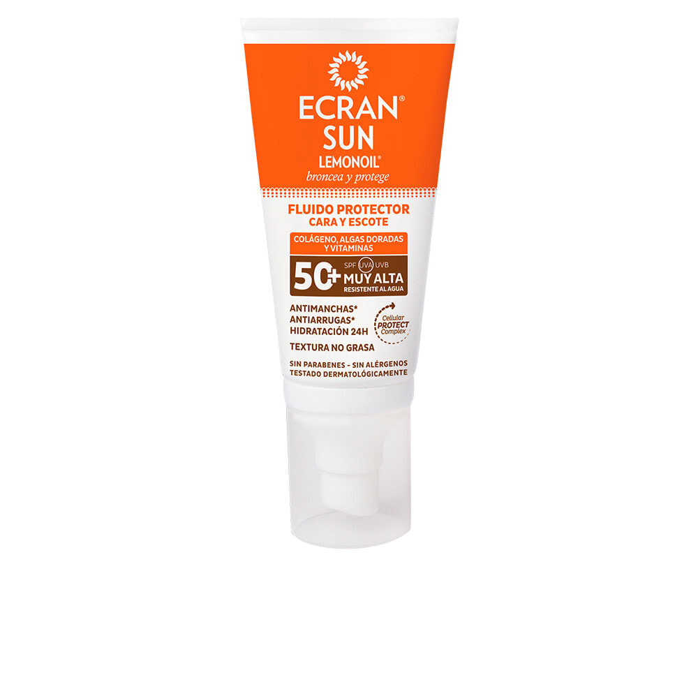 Ecran Sun Lemonoil Face & Neck SPF50 Солнцезащитный крем для лица и шеи 50 мл