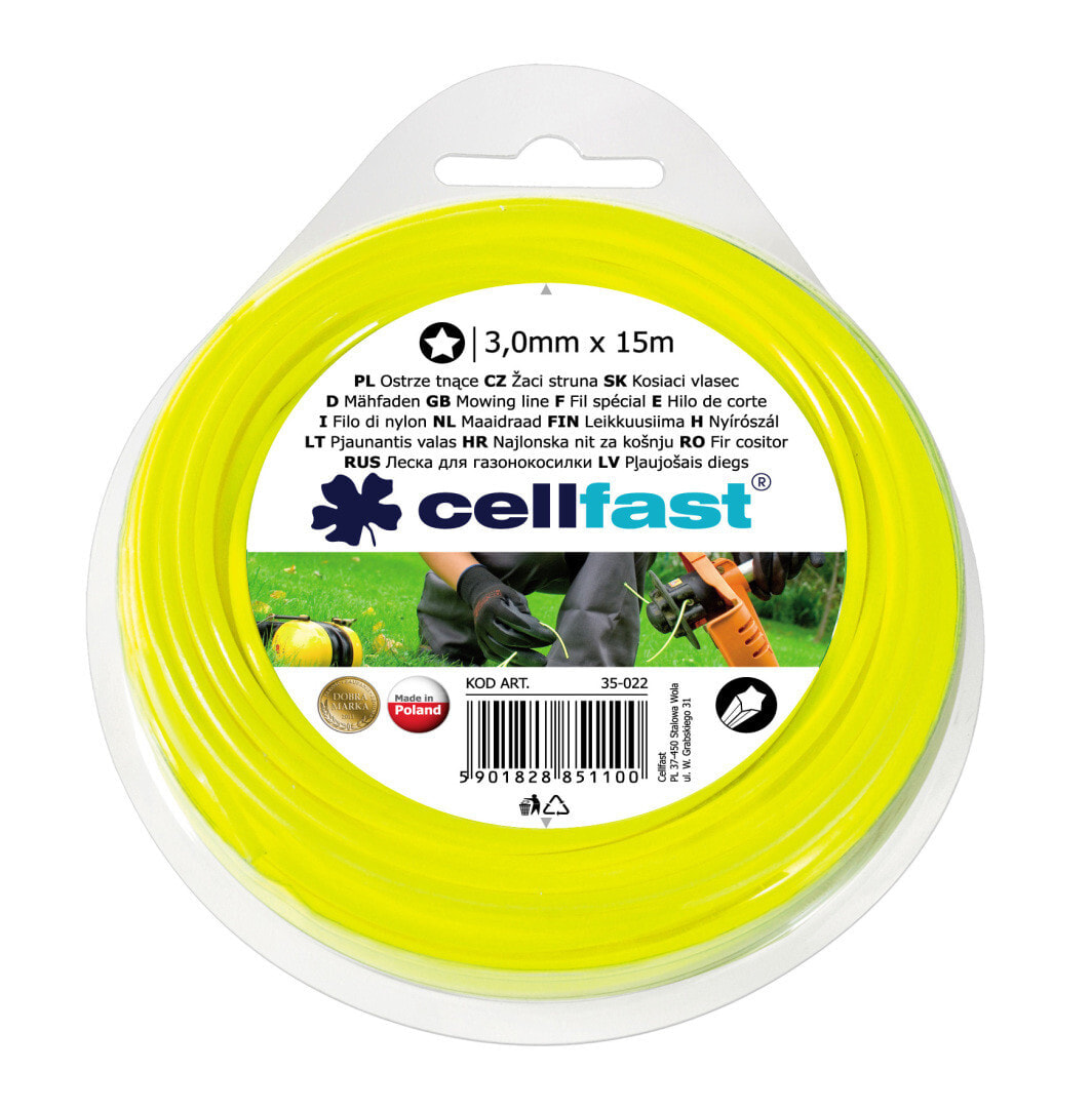Cellfast Star cutting line 3mm x 15m (35-022)