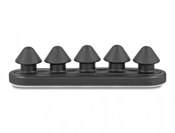 Delock 18444 - Cable holder - Floor - ABS synthetics - Black