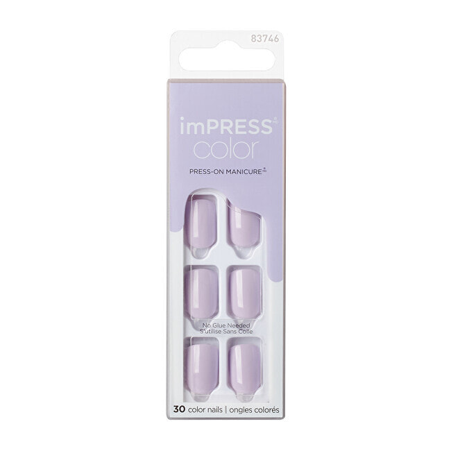 Товар для дизайна ногтей Kiss Self-adhesive nails imPRESS Color Picture Purplect 30 pcs
